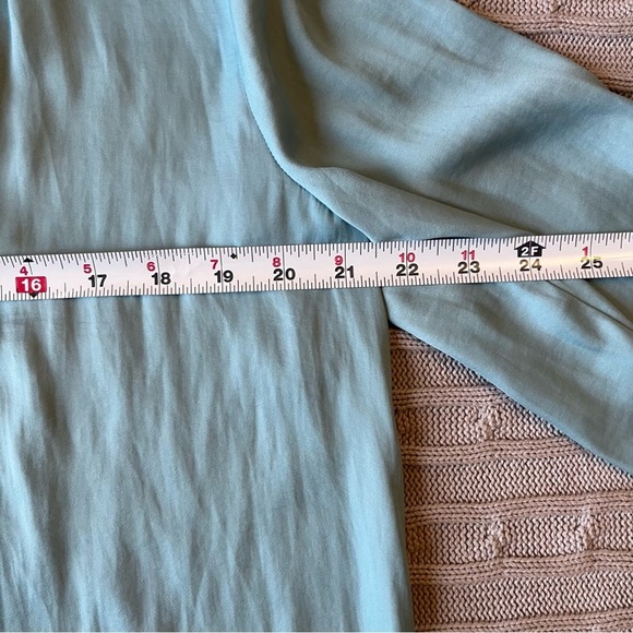 LOFT Light Blue Ruffle Blouse - Picture 9 of 9